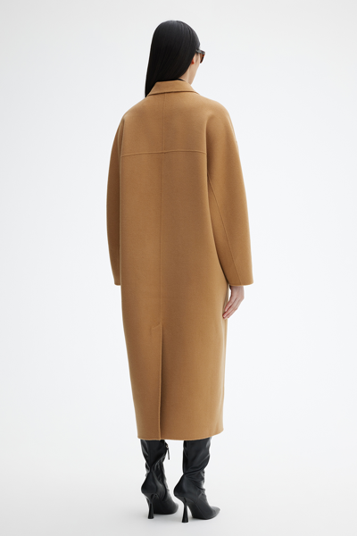 Shop House Of Dagmar Doublé Coat In Camel