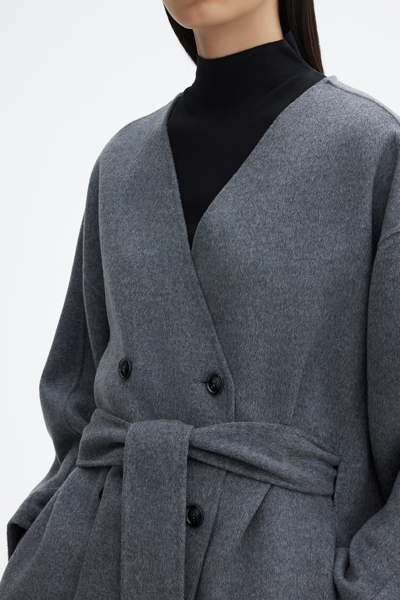 House Of Dagmar Doublé Jacket In Grey Melange