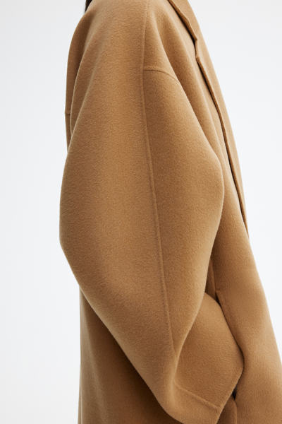 Shop House Of Dagmar Doublé Coat In Camel