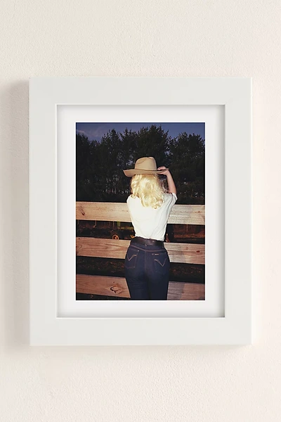 Shop Urban Outfitters Emilina Filippo Blonde Built To Last Art Print In White Matte Frame At