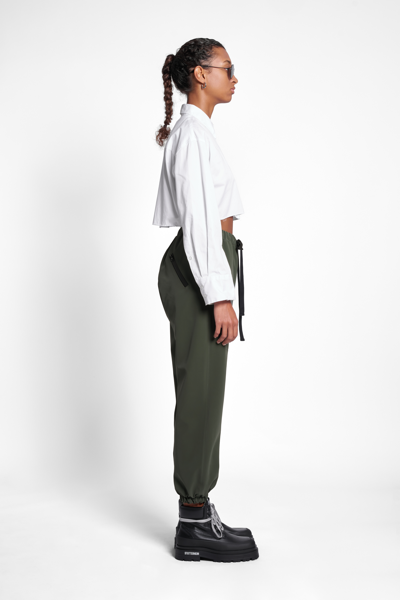 Stutterheim Dala Matte Trousers In Green