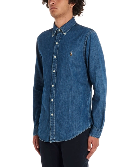 Shop Polo Ralph Lauren Denim Shirt Shirt, Blouse Blue