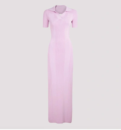 Pre-owned Jacquemus La Robe Maille Long Polo Dress