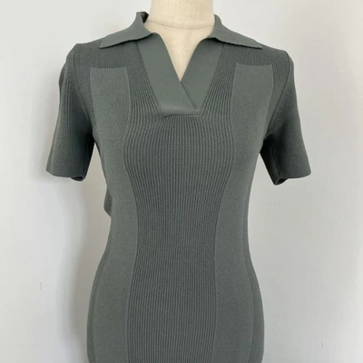 Pre-owned Jacquemus La Robe Maille Long Polo Dress,
