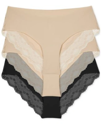 B.tempt'd By Wacoal B. Bare Hipster Underwear 978267 In Rose Smoke,antler,night