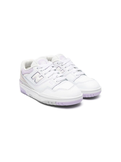 Shop New Balance White 550 Low-top Suede Sneakers