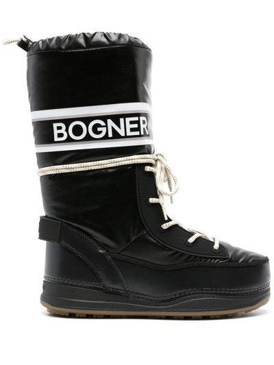 Shop Bogner Fire+ice Black Les Arcs 1 Snow Boots