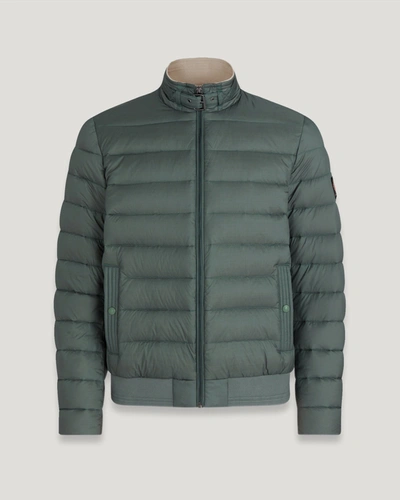 Shop Belstaff Circuit Jacket In Dark Mineral Green / Shell