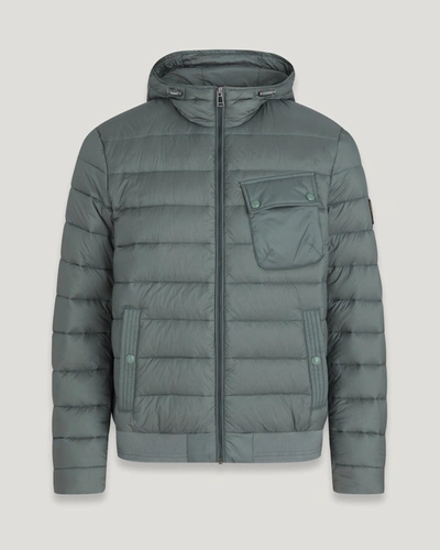 Shop Belstaff Streamline Jacket In Dark Mineral Green / Shell