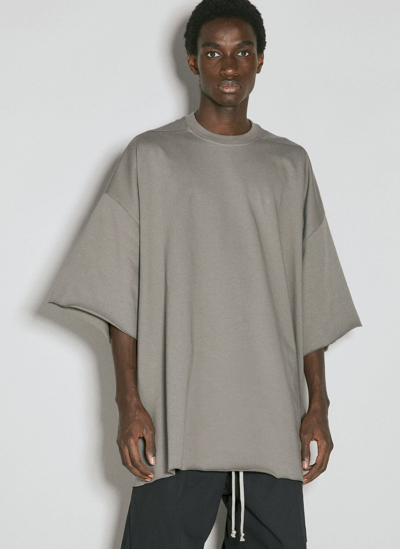 Shop Rick Owens Tommy-t T-shirt In Grey