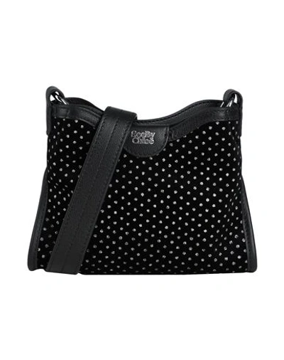 See By Chloé Woman Cross-body Bag Black Size - Polyester, Elastane, Cow Leather In Black