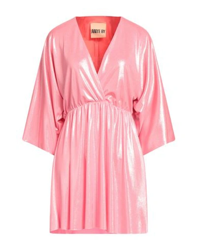 Shop Aniye By Woman Mini Dress Pink Size 6 Polyester, Elastane