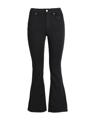 Shop Vero Moda Woman Jeans Black Size Xl-30l Tencel Modal, Polyester, Elastane, Viscose