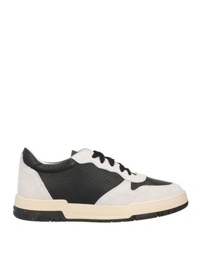 Shop Grey Daniele Alessandrini Man Sneakers Black Size 9 Soft Leather