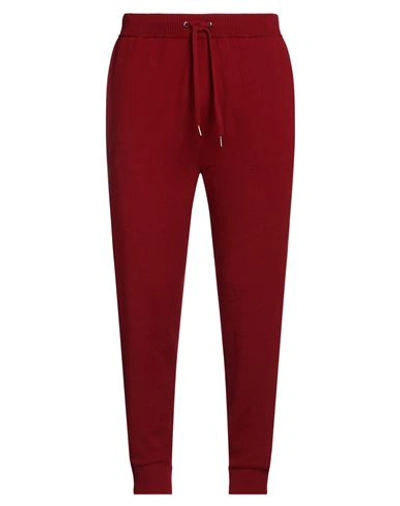 Shop Derek Rose Man Pants Brick Red Size Xxl Cashmere