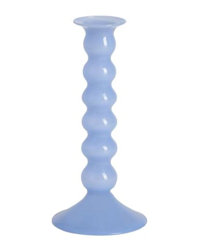 Shop Hay Candelabrum Light Blue Size - Borosilicate Glass