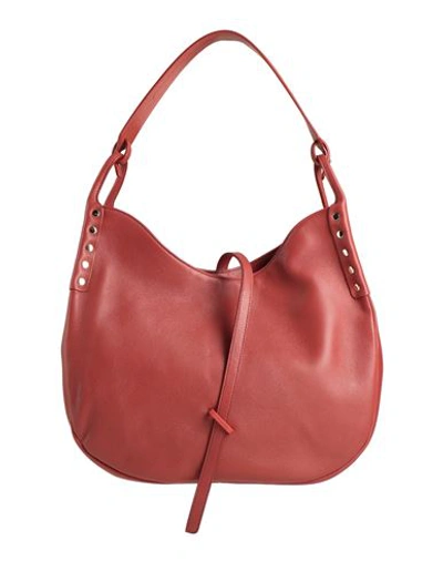 Shop Zanellato Woman Shoulder Bag Red Size - Soft Leather
