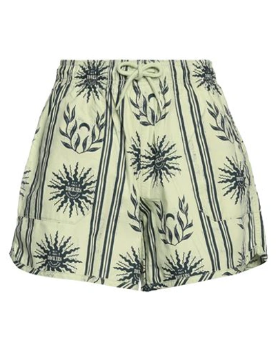 Shop Dickies Woman Shorts & Bermuda Shorts Light Green Size S Cotton
