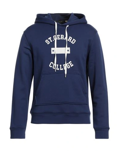 The Seafarer Man Sweatshirt Navy Size S Polyamide, Cotton In Navy Blue