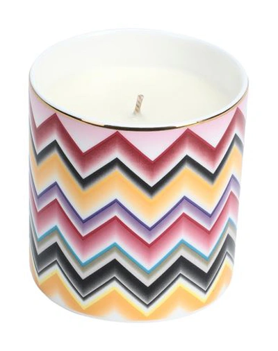 Shop Missoni Home Candle Yellow Size - Porcelain, Natural Wax