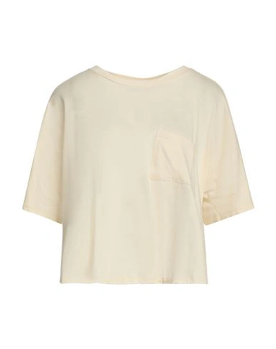 Shop Aragona Woman T-shirt Cream Size 8 Cotton In White