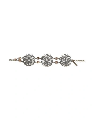 Shop Alberta Ferretti Woman Bracelet Gold Size - Metal