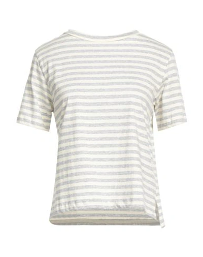 Shop Aragona Woman T-shirt Grey Size 10 Cotton