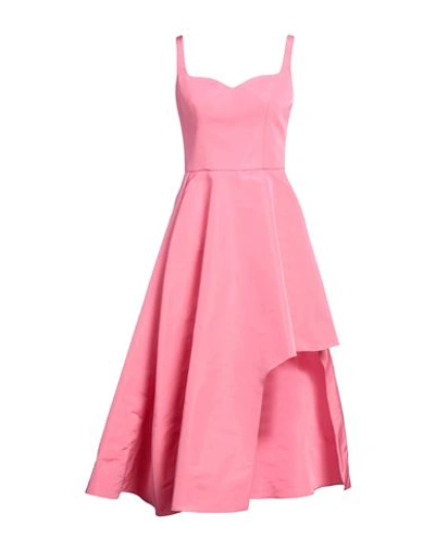 Shop Alexander Mcqueen Woman Mini Dress Pink Size 6 Polyester