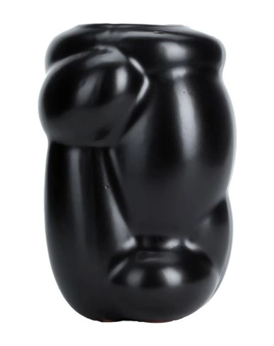 Shop Arket Vase Black Size - Terracotta