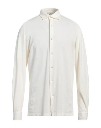 Shop Filippo De Laurentiis Man Shirt Off White Size 42 Cotton