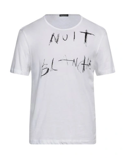 Shop Ann Demeulemeester Man T-shirt White Size Xxl Cotton