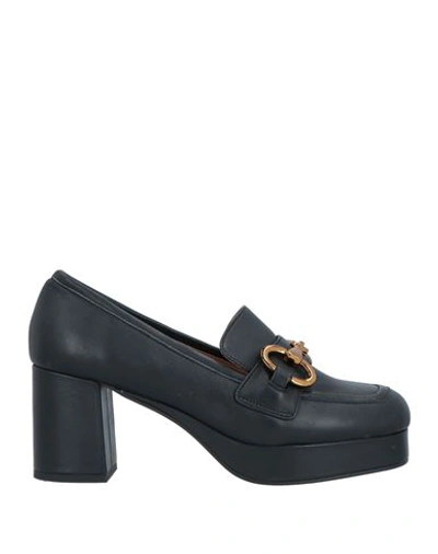 Shop Bibi Lou Woman Loafers Black Size 10 Leather