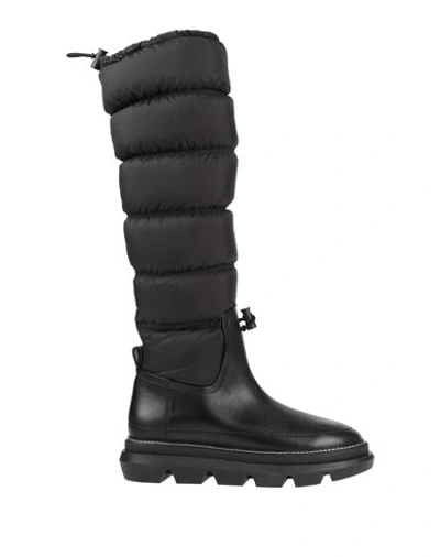 Shop Tory Burch Woman Boot Black Size 7 Leather, Textile Fibers