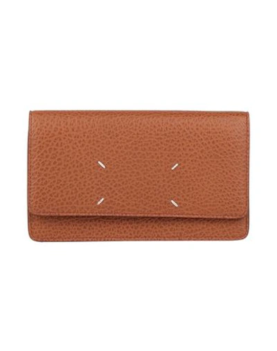 Shop Maison Margiela Woman Handbag Tan Size - Bovine Leather, Brass, Zinc In Brown