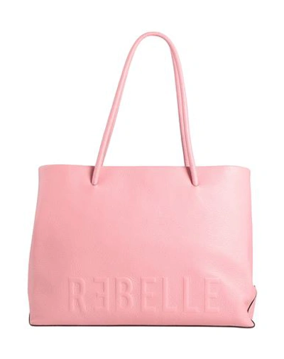 Shop Rebelle Woman Handbag Pink Size - Cow Leather