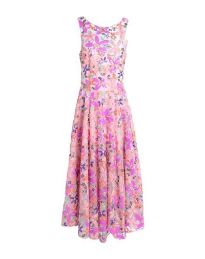 Shop Maison Common Woman Maxi Dress Light Pink Size 10 Polyester