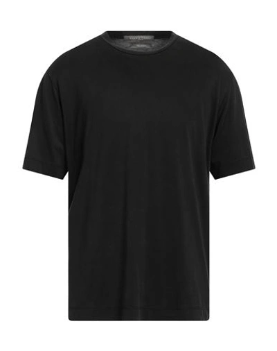 Shop Daniele Fiesoli Man T-shirt Black Size Xl Cotton, Cupro