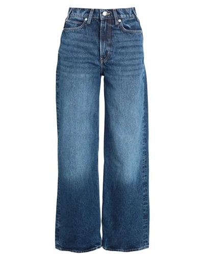 Arket Woman Jeans Blue Size 28 Organic Cotton, Recycled Cotton In Blue