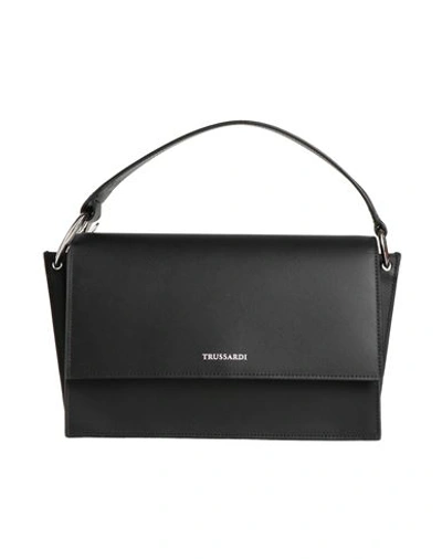 Shop Trussardi Woman Handbag Black Size - Leather