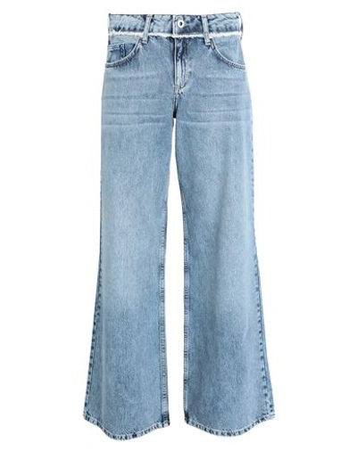 Shop Karl Lagerfeld Jeans Woman Jeans Blue Size 32 Organic Cotton