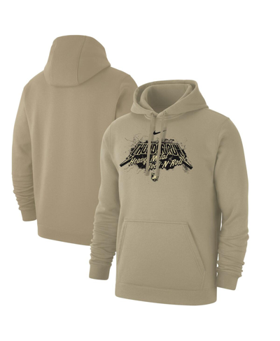 Shop Nike Men's  Gold Army Black Knights 2023 Rivalry Collection Heavy Metal Club Fleece Pullover Hoodie