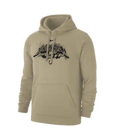 Nike Gold Army Black Knights 2023 Rivalry Collection Heavy Metal Club Fleece Pullover Hoodie In Gold