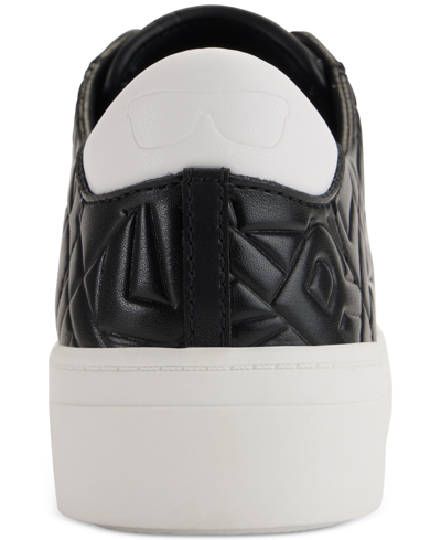 Karl Lagerfeld Cate Low Top Sneaker In Bright White,black