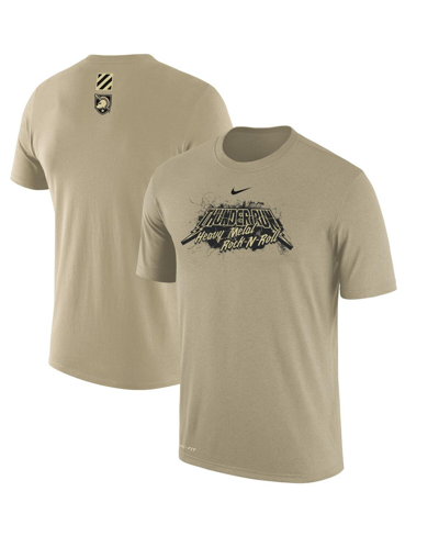 Shop Nike Men's  Gold Army Black Knights 2023 Rivalry Collection Heavy Metal Performance T-shirt