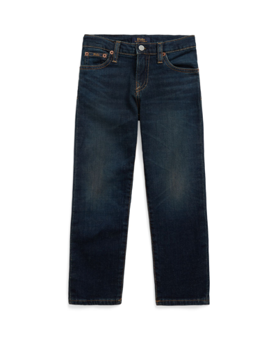 Shop Polo Ralph Lauren Toddler And Little Boys Hampton Straight Stretch Jeans In Adams Wash