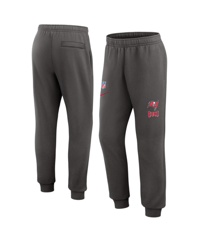Shop Nike Men's  Pewter Tampa Bay Buccaneers 2023 Sideline Club Jogger Pants