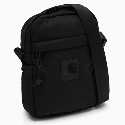 Shop Carhartt Wip Black Recycled Polyester Shoulder Bag