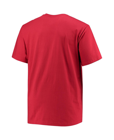 Shop Champion Men's  Crimson Alabama Crimson Tide Big And Tall Arch Team Logo T-shirt