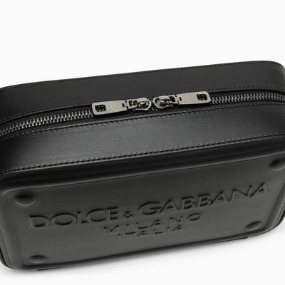 Shop Dolce & Gabbana Dolce&gabbana Black Calfskin Shoulder Bag
