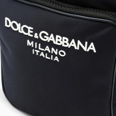 Shop Dolce & Gabbana Dolce&gabbana Blue Messenger Bag In Nylon